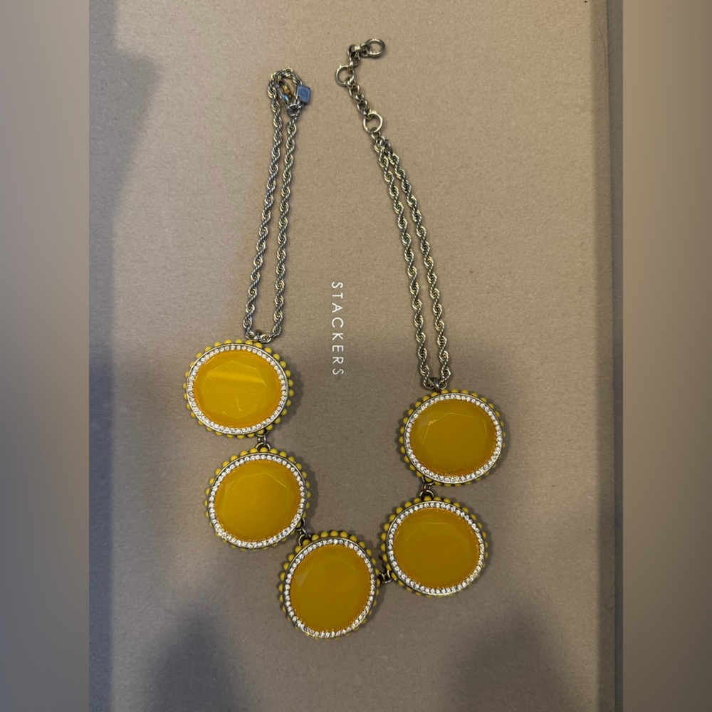 Yellow Statement Necklace